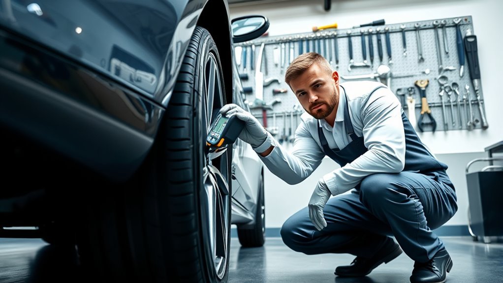 monthly tire pressure checks