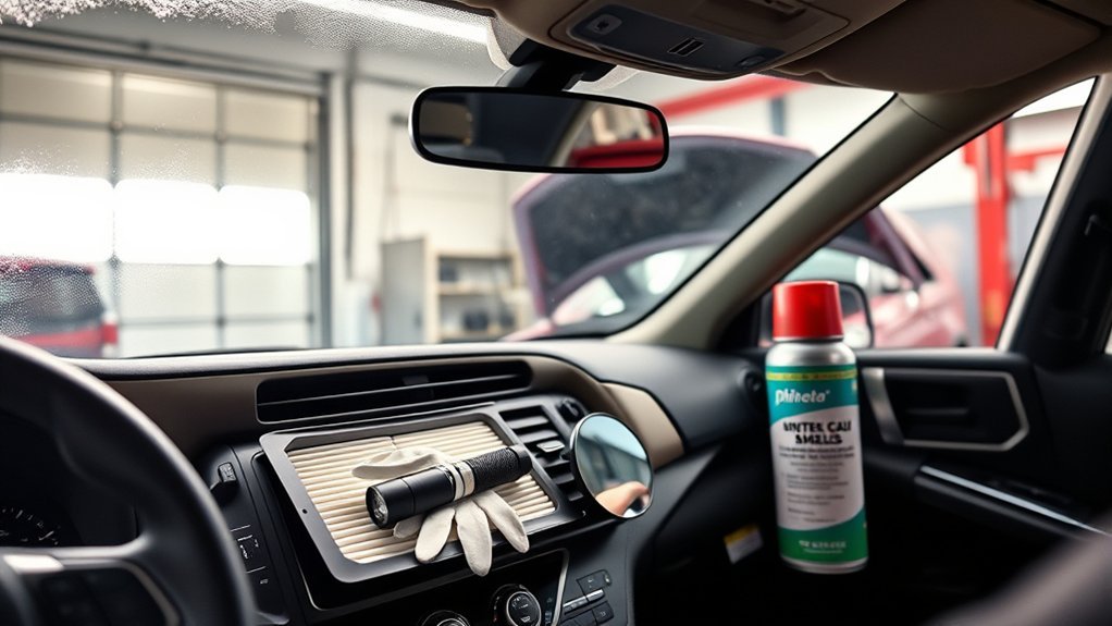 musty smell checklist actions