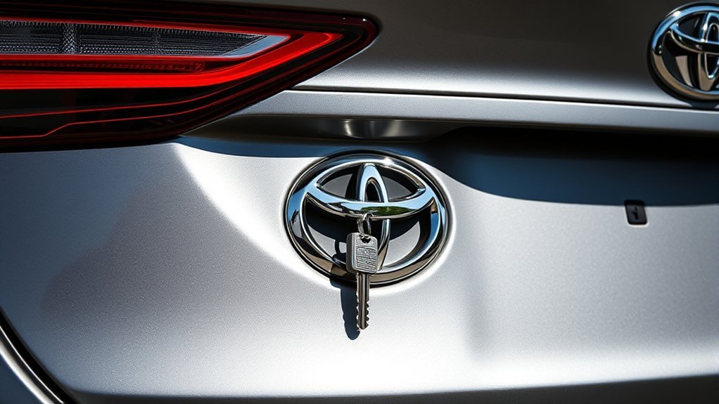 open camry trunk manually