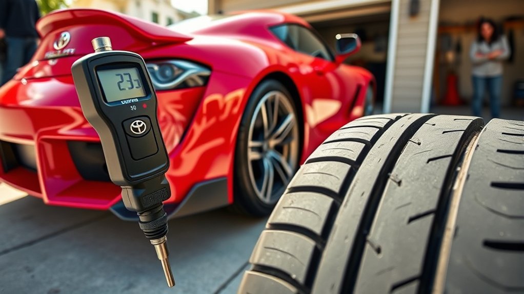 optimize tire pressure regularly