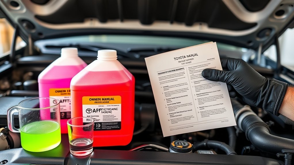 owner s manual coolant guidelines