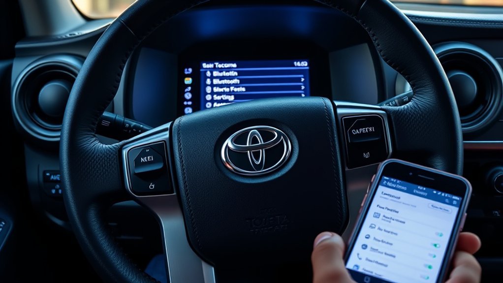 pairing toyota tacoma bluetooth