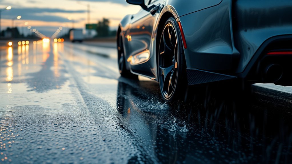 performance tires increase hydroplaning