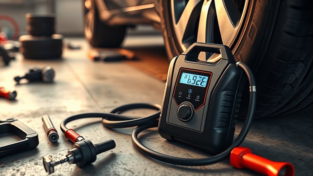 portable tire inflator runtime