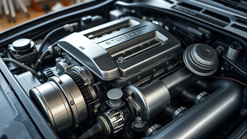 powerful turbocharged inline six engine