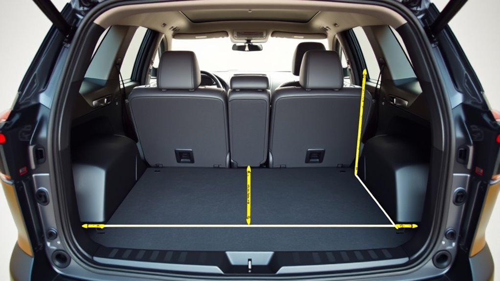precise rav4 cargo dimensions