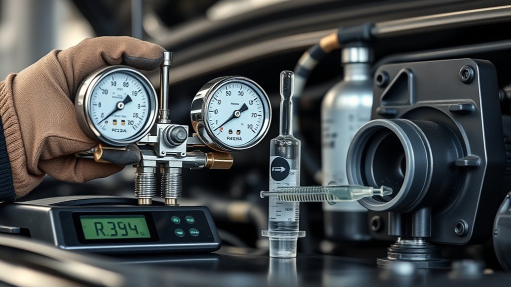 precise refrigerant and oil