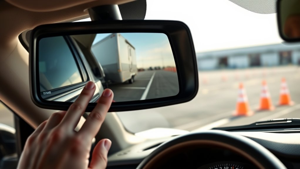 precise towing mirror adjustment