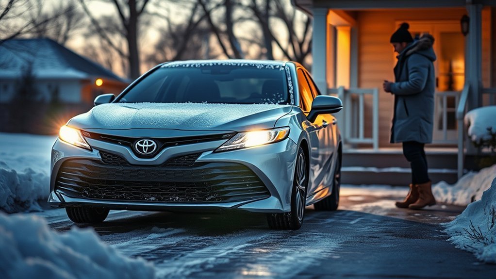 precondition camry for comfort