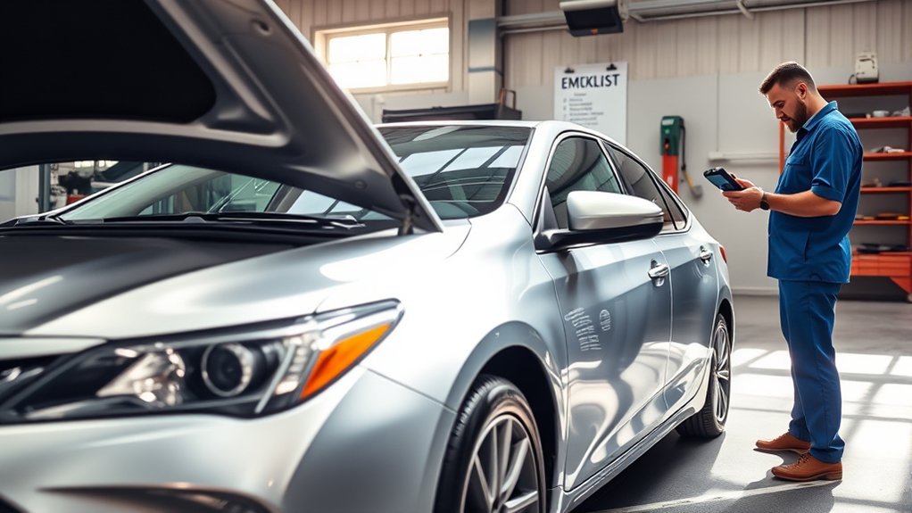 prepare camry for testing