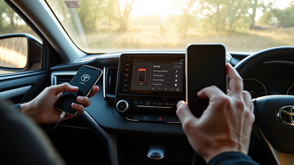 prepare iphone and rav4