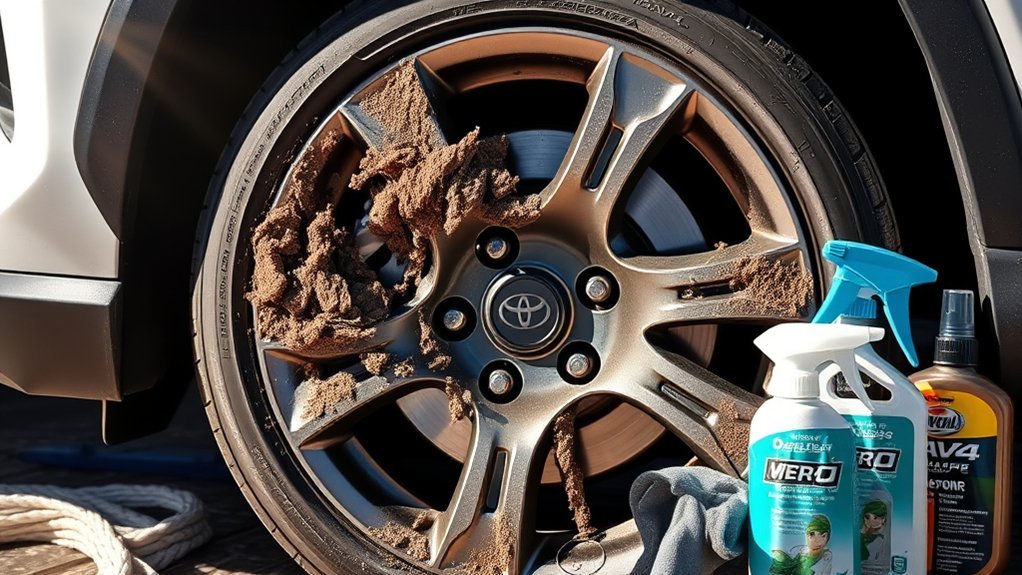 prevent brake dust damage