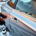 prevent camry door freezing