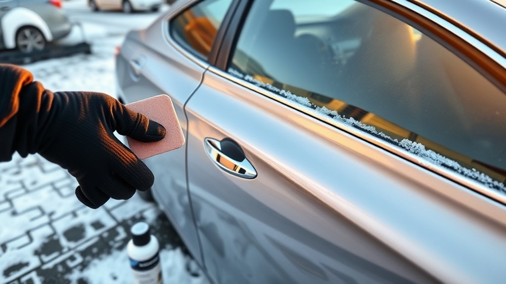 prevent camry door freezing