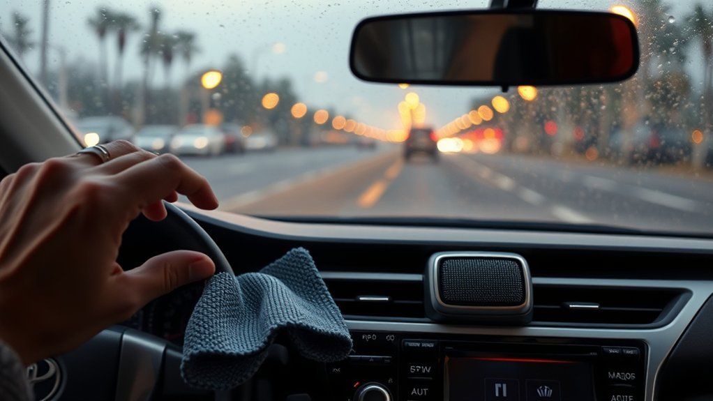 prevent camry window fogging