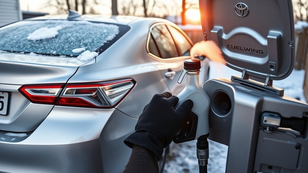 prevent fuel line freeze issues