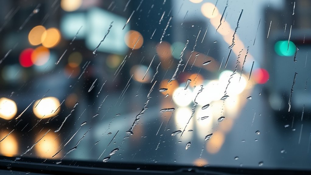 prevent windshield wiper streaks