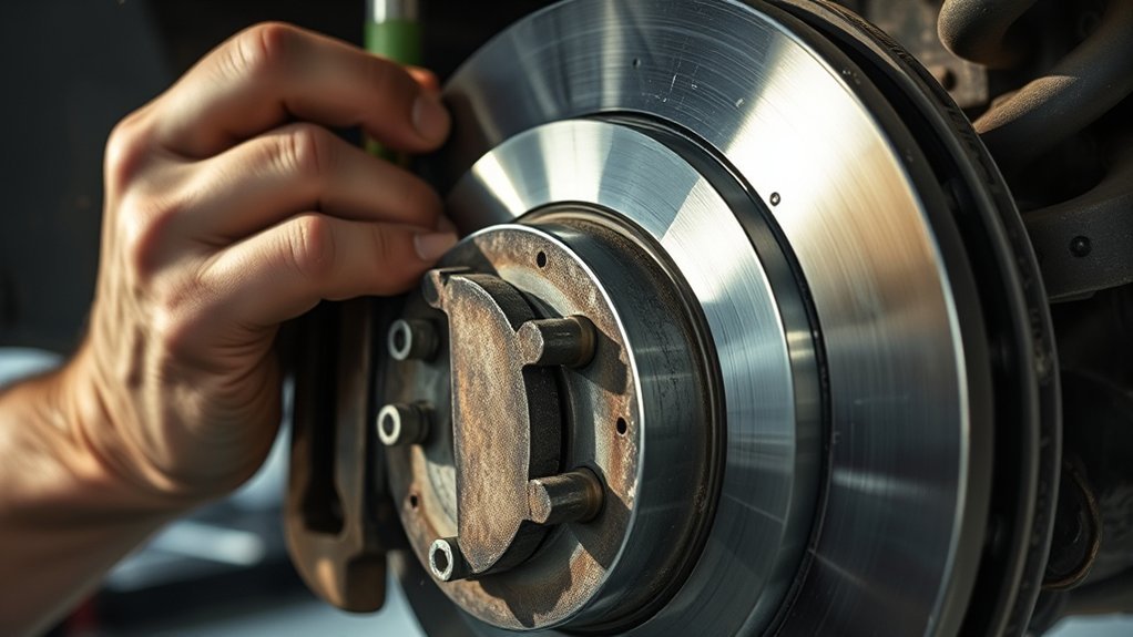 How to inspect brake pads and rotors at home with the wheel removed