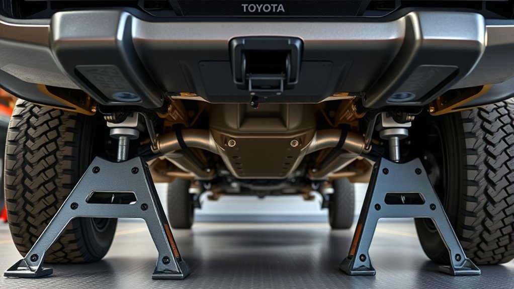 prioritize safety when jacking