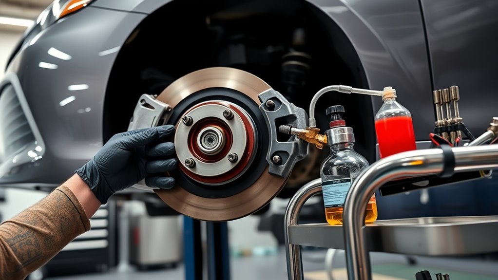 professional brake fluid maintenance