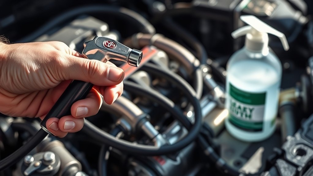 propane for vacuum leak detection