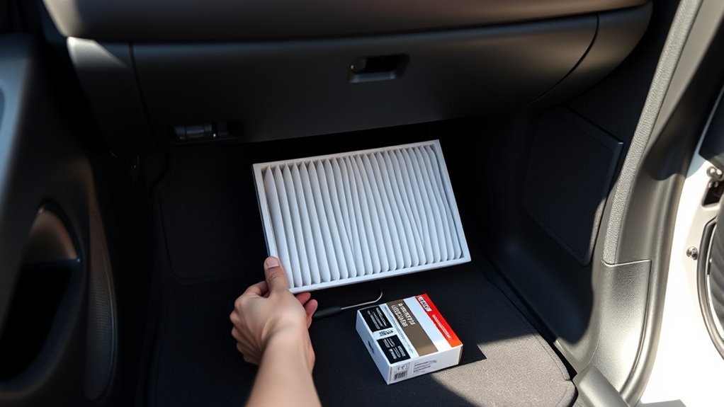 quick cabin air filter replacement
