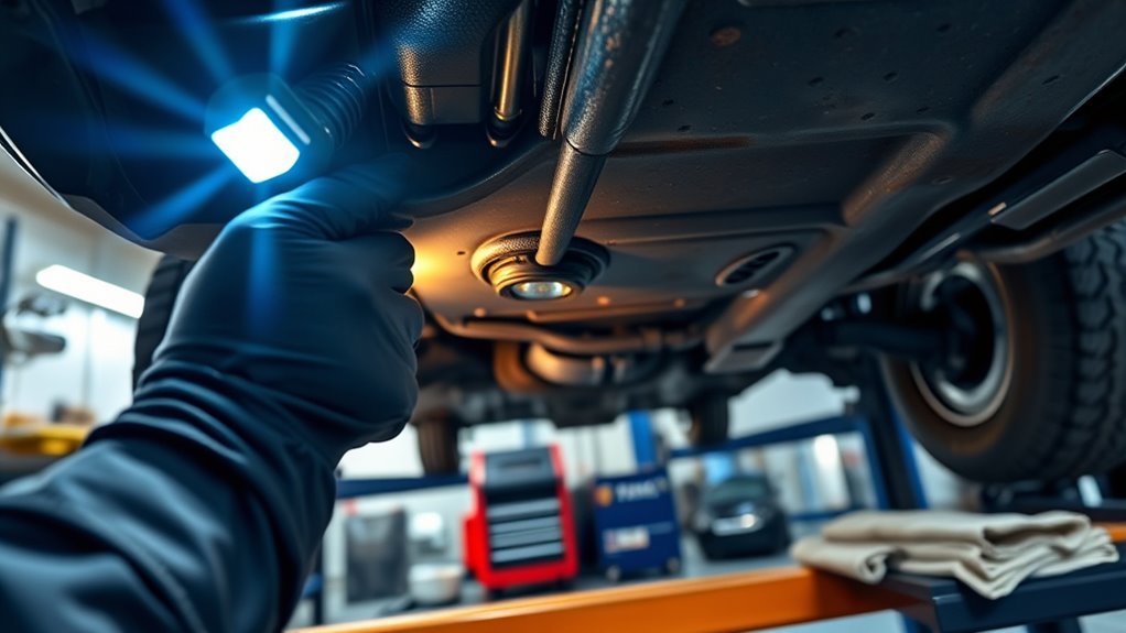 quick tacoma oil leak inspection