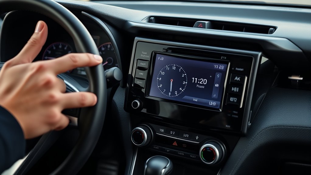 quickly adjust rav4 clock