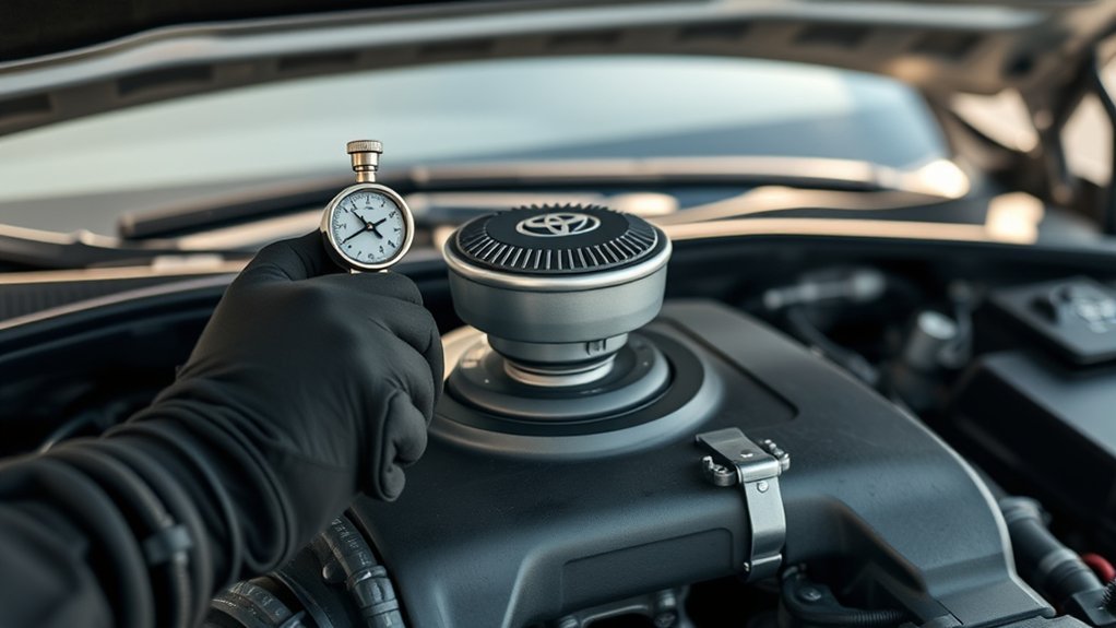 radiator cap pressure specifications