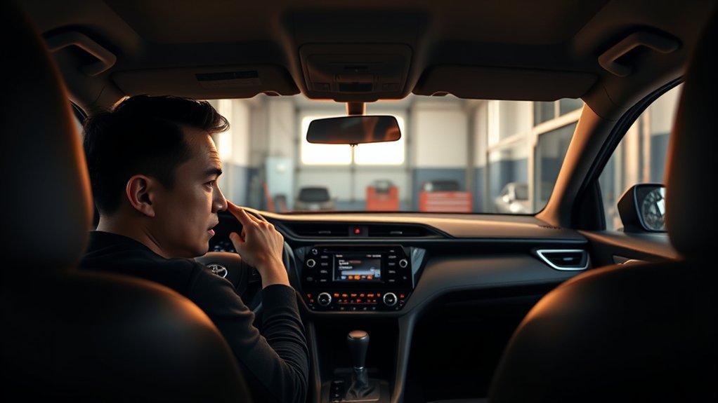 rav4 cabin burning smell