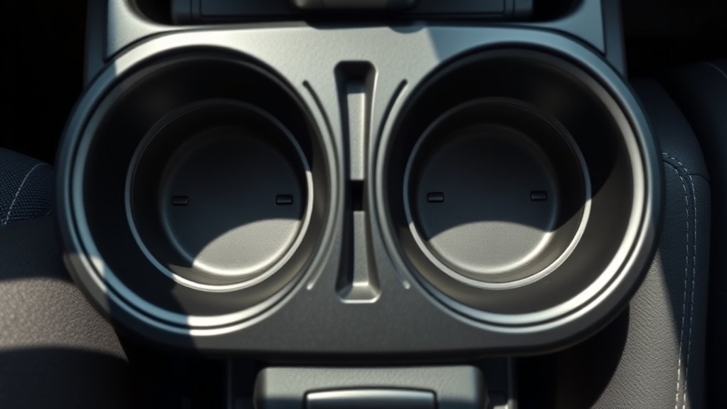 rav4 console and cupholder dimensions