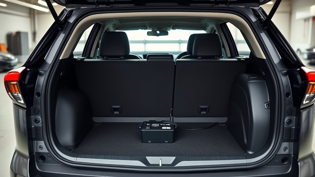 rav4 hybrid 12 v battery location