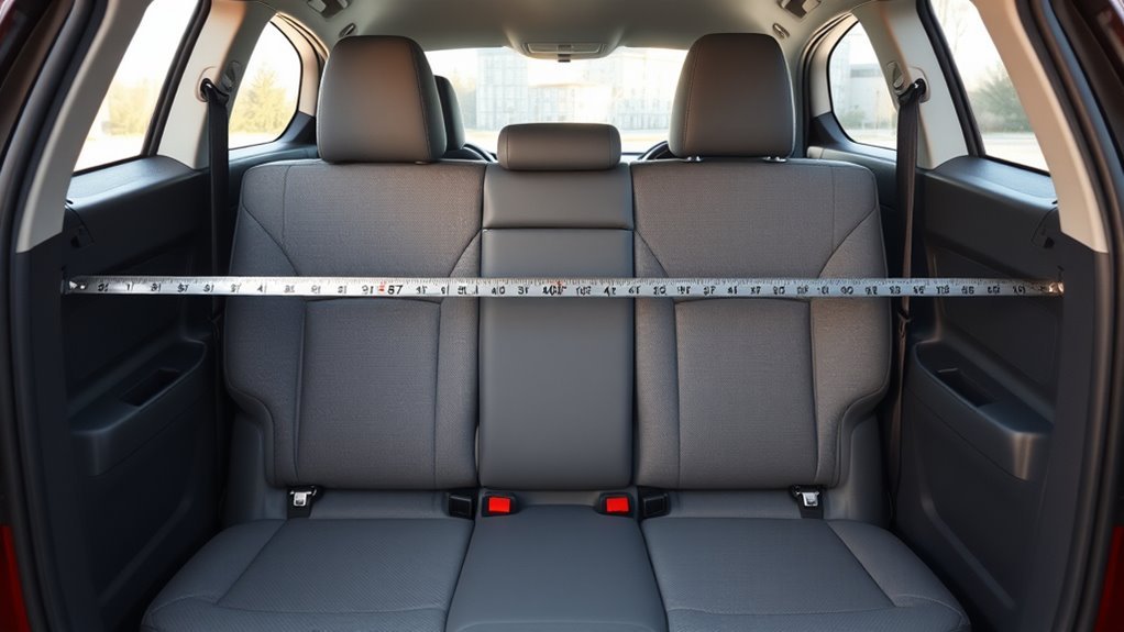 rav4 rear seat dimensions