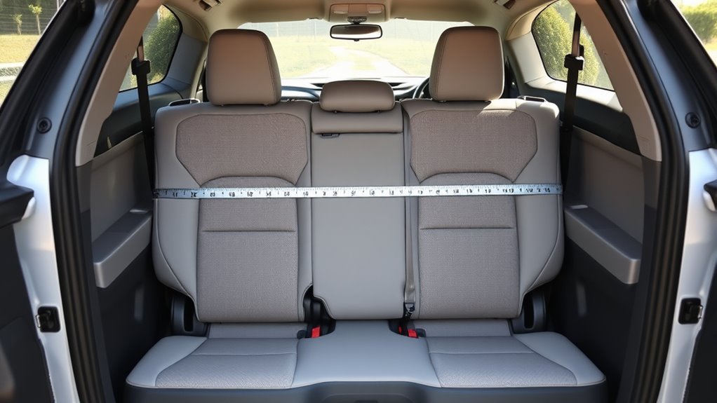 rav4 rear seat dimensions