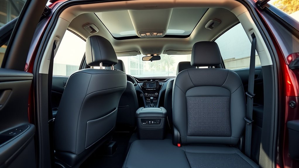 rav4 seating interior dimensions