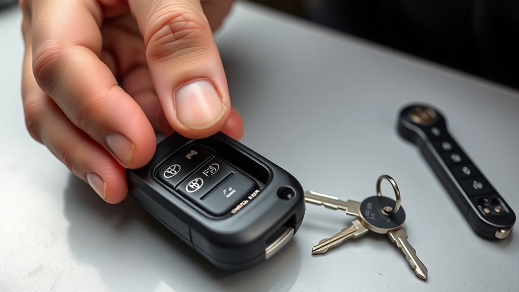 reassemble fob and key