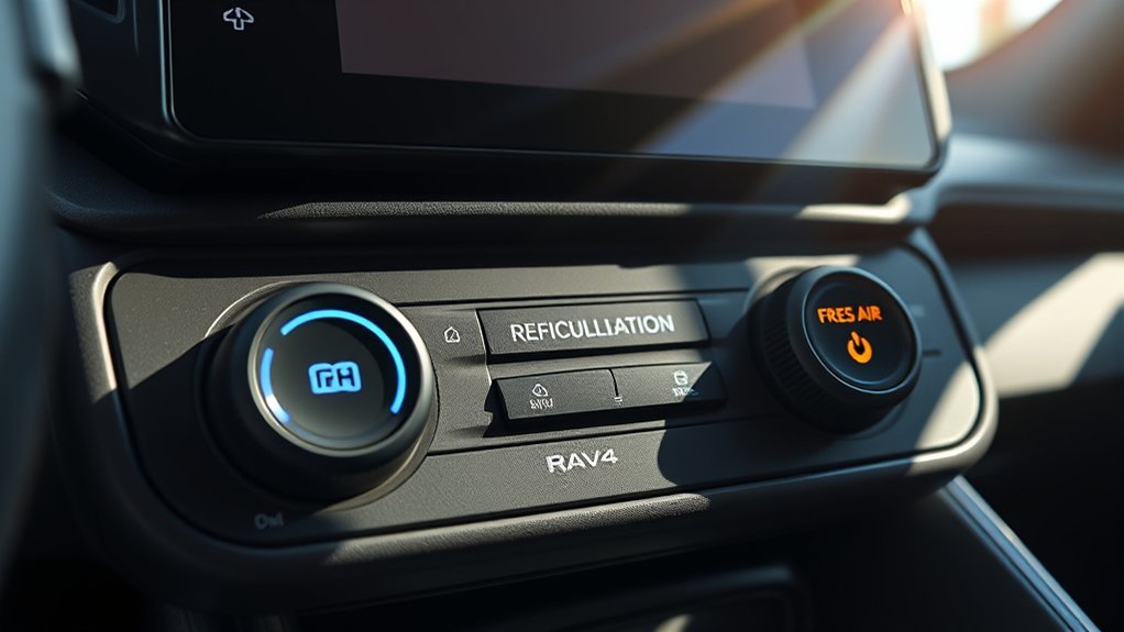 recirculation or fresh air