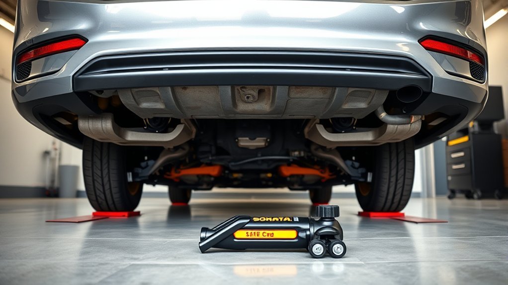 Routine engine oil and tire maintenance on a Hyundai Sonata