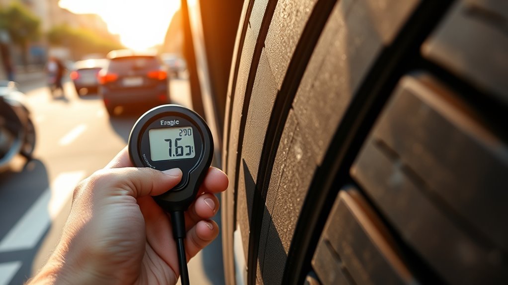 regular tire pressure checks