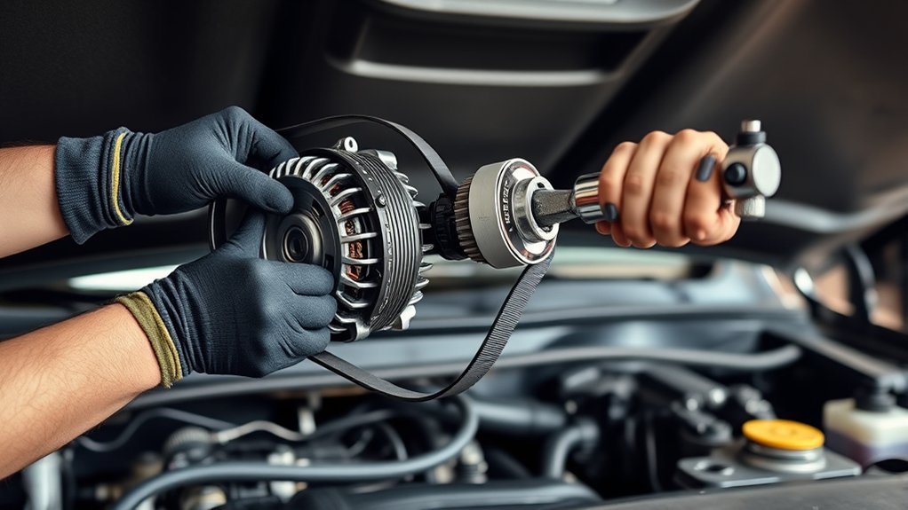 release serpentine belt tension