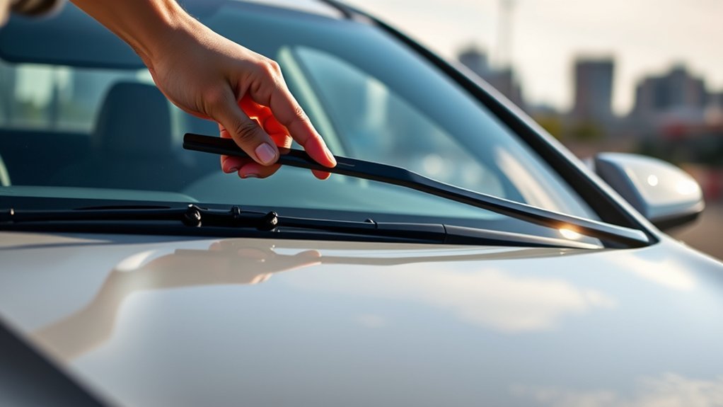 remove old wiper blades