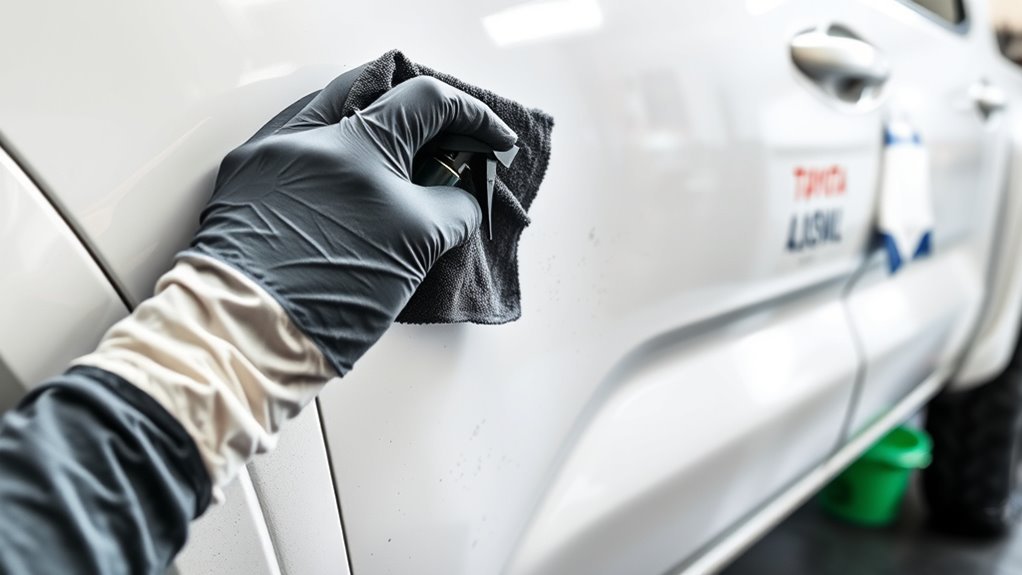 remove tar from paint