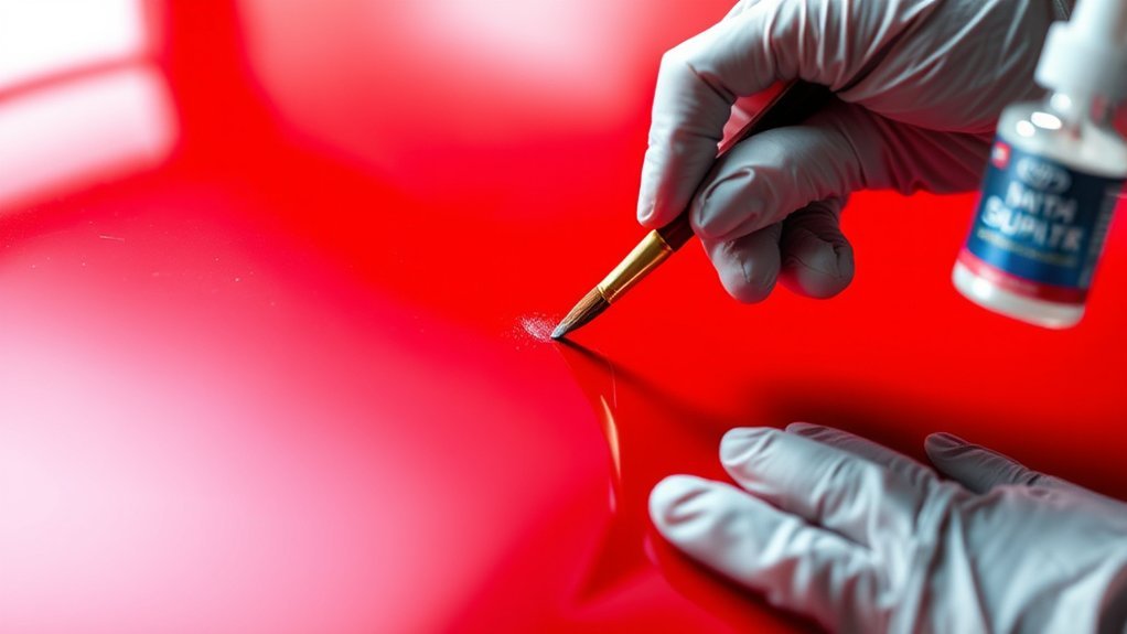 repair paint chips properly