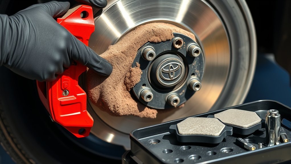 replace brake pads timely