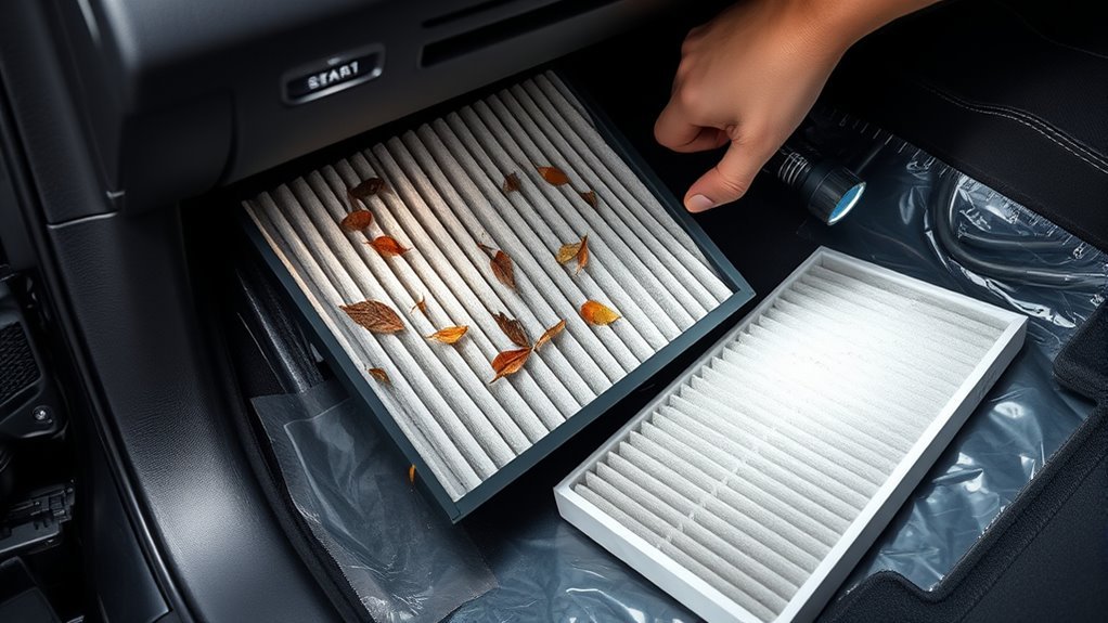 replace cabin air filter