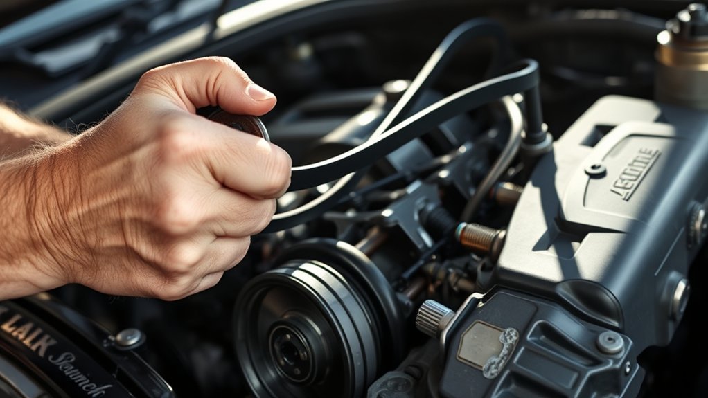 replace camry serpentine belt