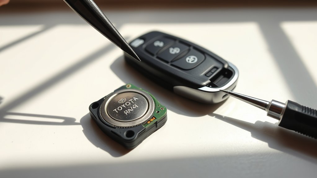 replace rav4 key fob battery