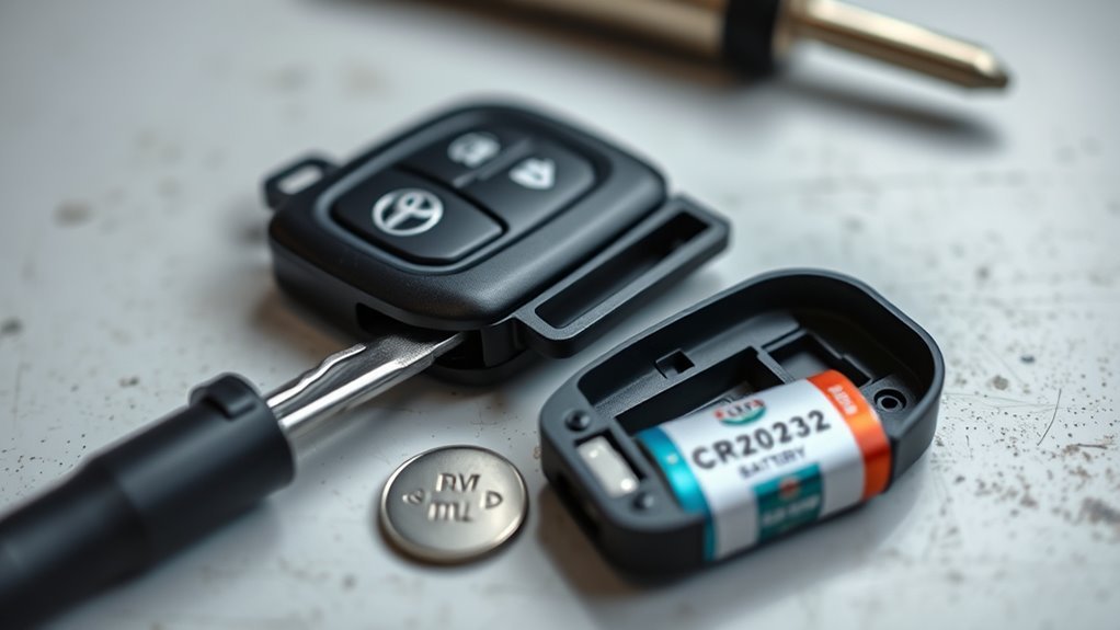 replace rav4 key fob battery