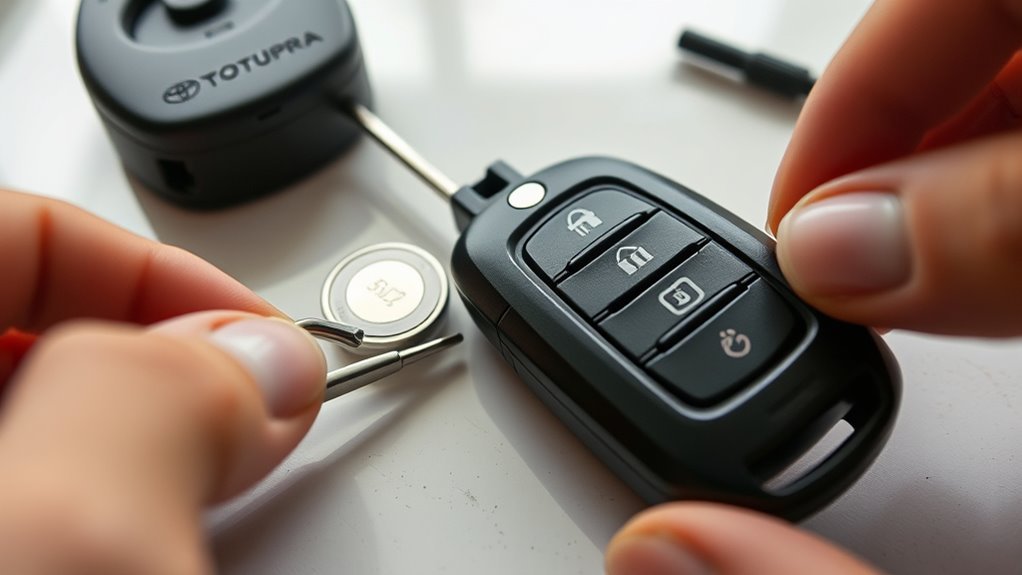 replace supra key fob battery