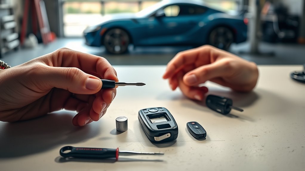 replace supra key fob battery